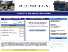 Tablet Screenshot of palletvracht.nl